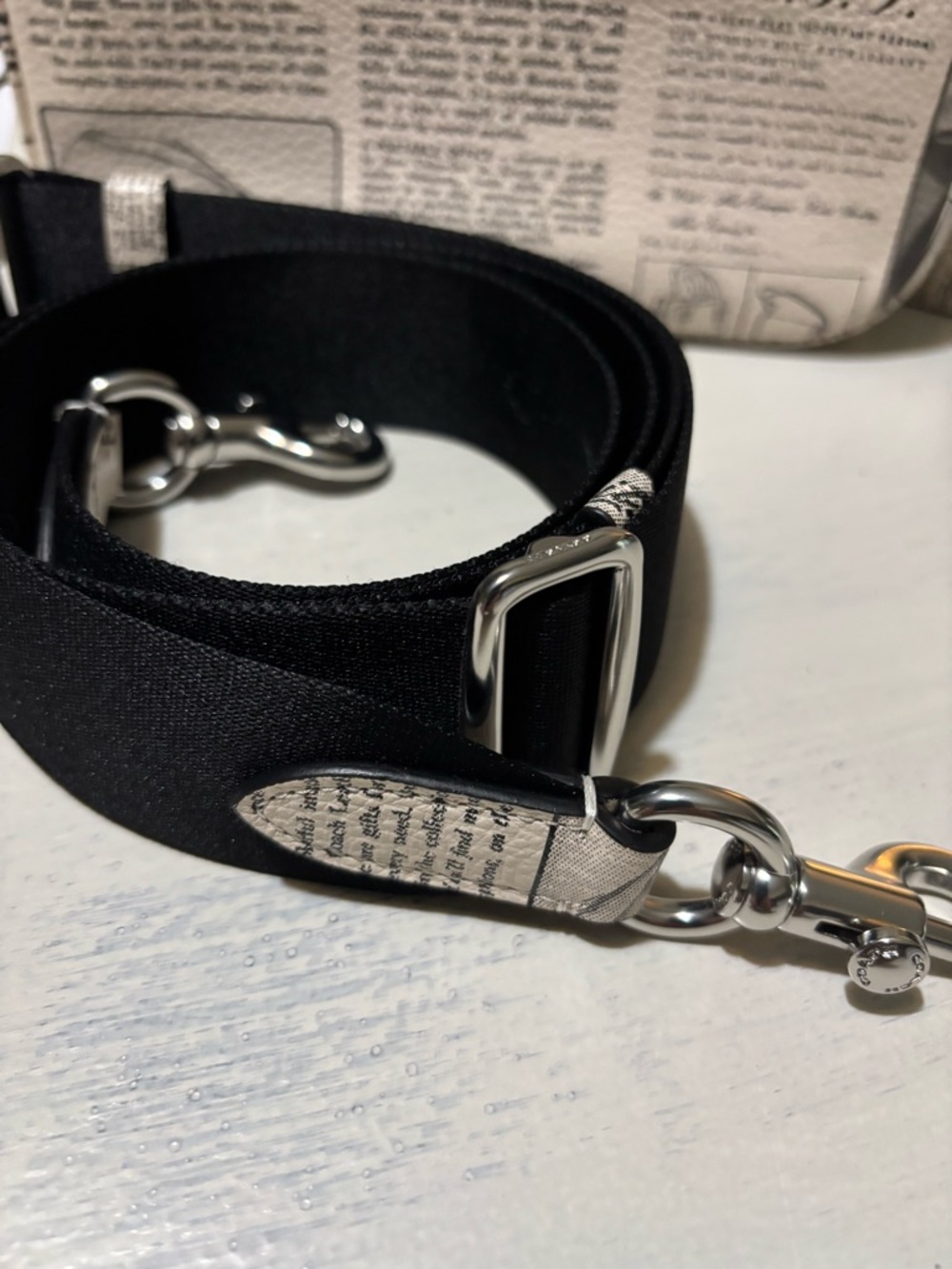 New w tags! Coach Newspaper Print Crossbody - Picture 2 of 6